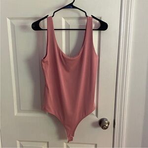Express Contour Pink One Piece Bodysuit